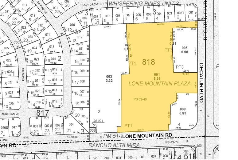4854 W Lone Mountain Rd, Las Vegas, NV for lease - Plat Map - Image 2 of 6