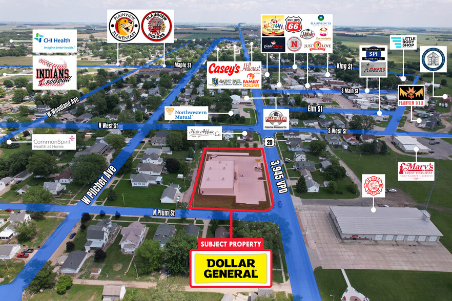 705 Park Ave, Plainview, NE for sale - Building Photo - Image 3 of 3