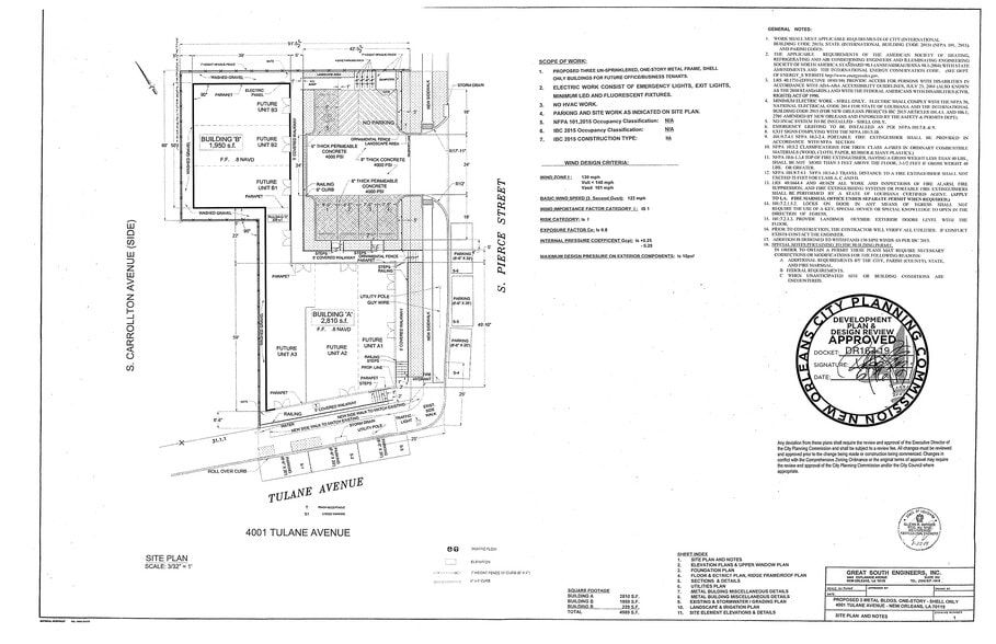 4001 Tulane Ave, New Orleans, LA for lease - Site Plan - Image 2 of 3