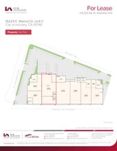 19224 E Walnut Dr N, Rowland Heights, CA for lease Site Plan- Image 1 of 2