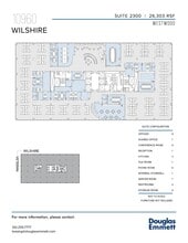 10960 Wilshire Blvd, Los Angeles, CA à louer Plan d’étage- Image 1 de 2