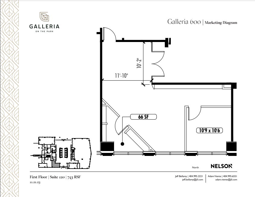 600 Galleria Pky SE, Atlanta, GA à louer Plan d’étage- Image 1 de 1