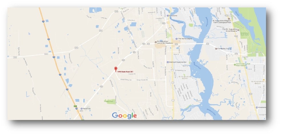 1450 STATE ROAD 207, Saint Augustine, FL à vendre - Aérien - Image 2 de 5
