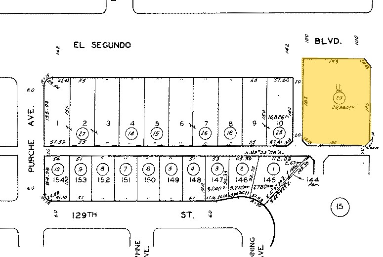 2200 W El Segundo Blvd, Hawthorne, CA à louer - Plan cadastral - Image 2 de 3