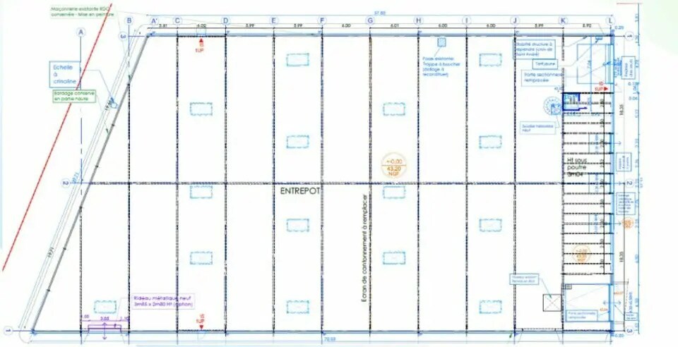 Industriel dans Le Blanc-Mesnil à louer - Plan d’étage - Image 2 de 3