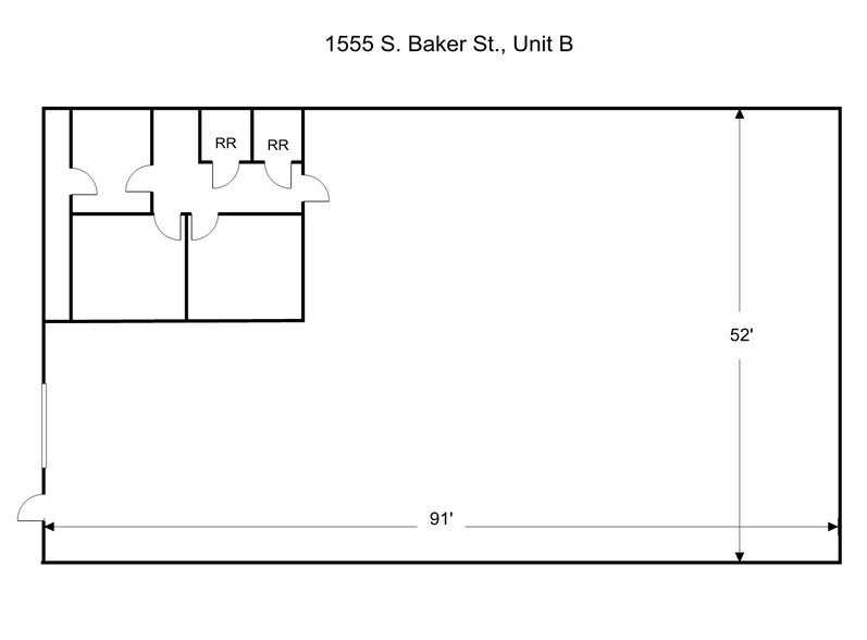 1555 S Baker Ave, Ontario, CA à louer - Plan d’étage - Image 2 de 9