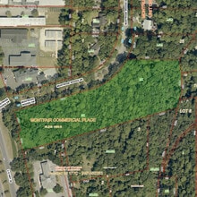4.3 acres zoned R-3 PGH on US 98 hwy, Fairhope, AL - Aerial map view