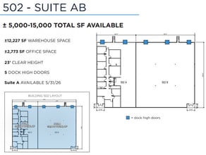 500 Radar Rd, Greensboro, NC for lease Floor Plan- Image 1 of 1