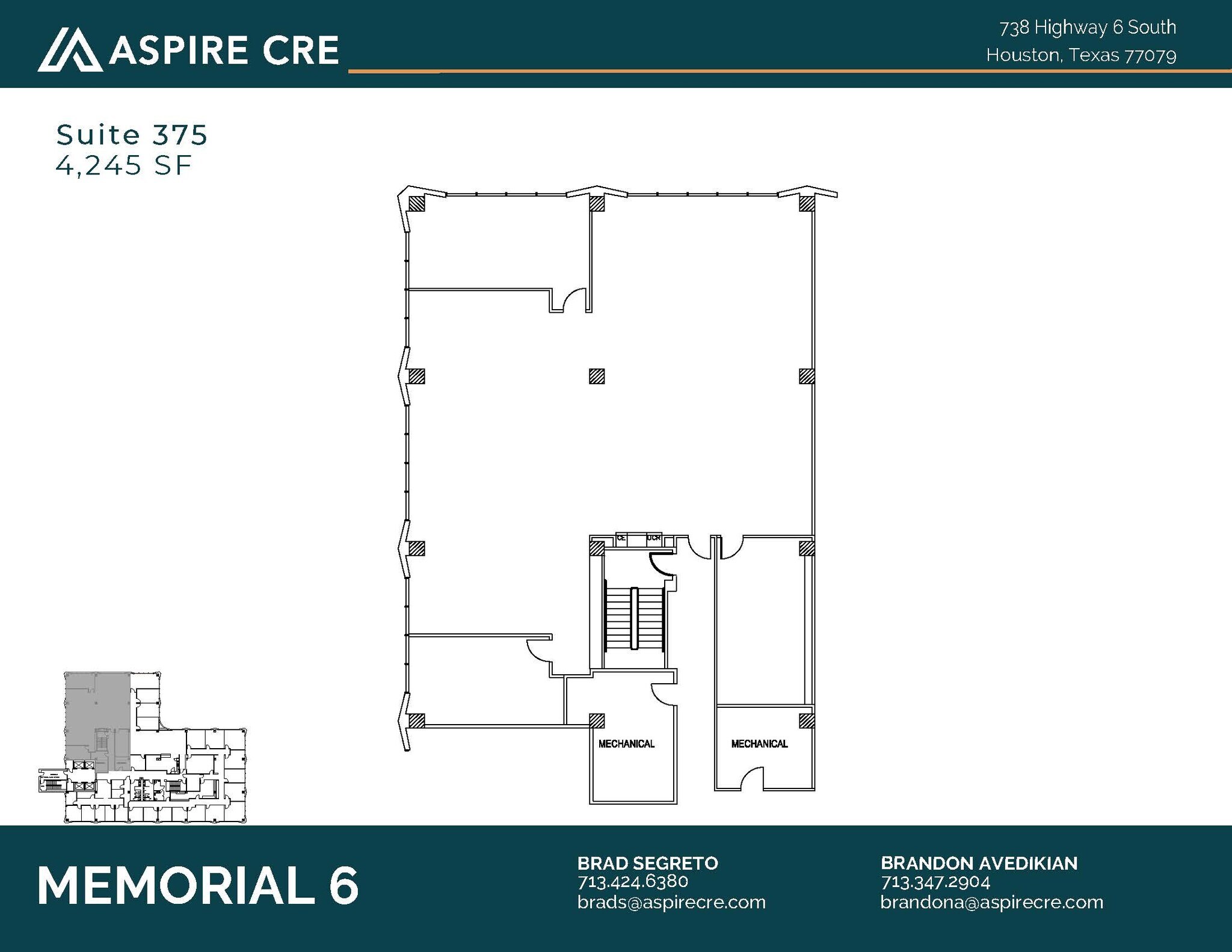 738 Highway 6 S, Houston, TX à louer Plan d’étage- Image 1 de 1