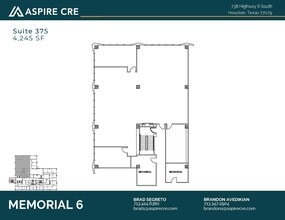 738 Highway 6 S, Houston, TX à louer Plan d’étage- Image 1 de 1