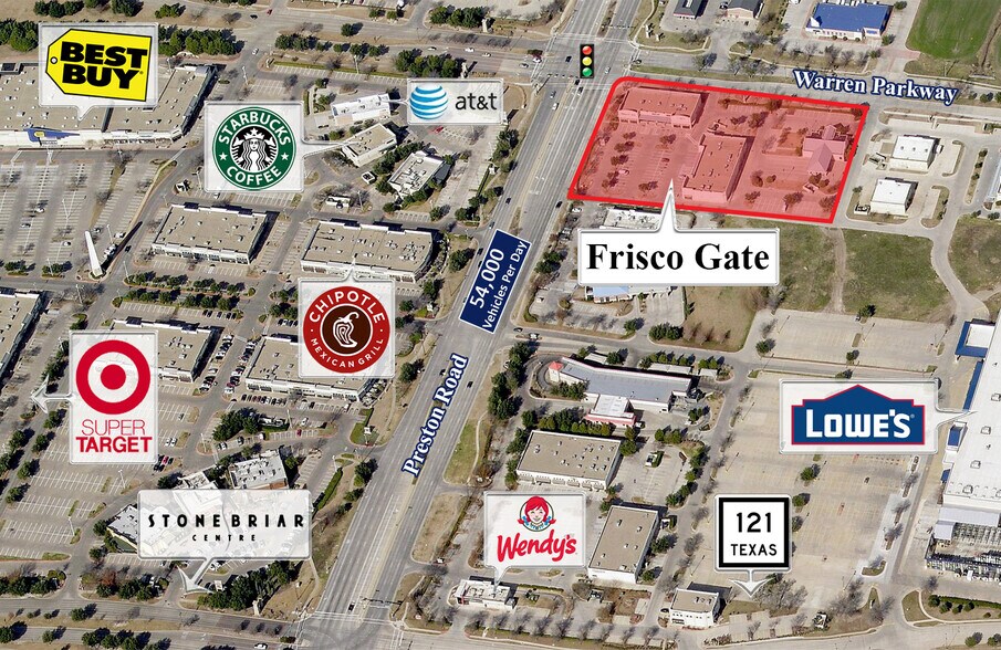 3580 Preston Rd, Frisco, TX à louer - Photo du bâtiment - Image 2 de 5