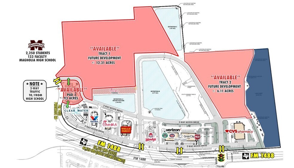 13646 FM 1488 Rd, Magnolia, TX à vendre - Photo principale - Image 1 de 3