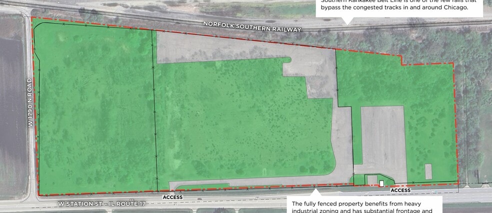 2475 W Station St, Kankakee, IL for lease - Site Plan - Image 3 of 6