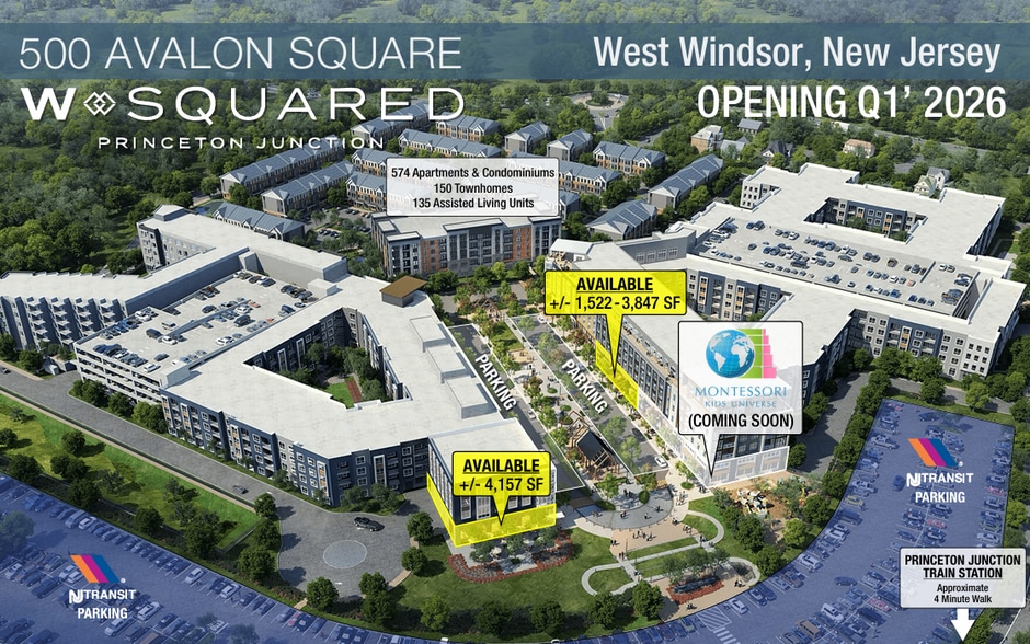 500 Avalon Sq, West Windsor, NJ à louer - Photo du bâtiment - Image 1 de 4
