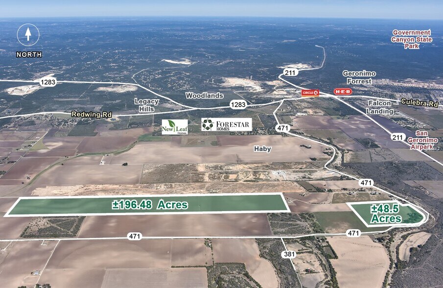244 Acres on FM 471, San Antonio, TX à vendre - Photo du bâtiment - Image 1 de 1