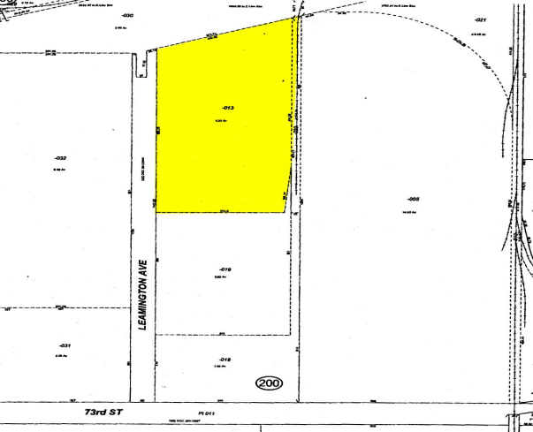 7201 S Leamington Ave, Bedford Park, IL for sale - Plat Map - Image 2 of 7