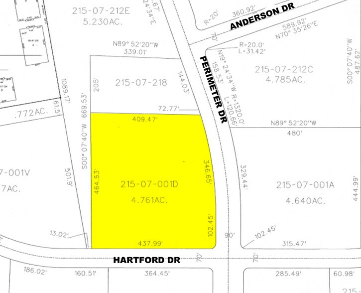 17200 N Perimeter Dr, Scottsdale, AZ à louer - Plan cadastral - Image 2 de 17