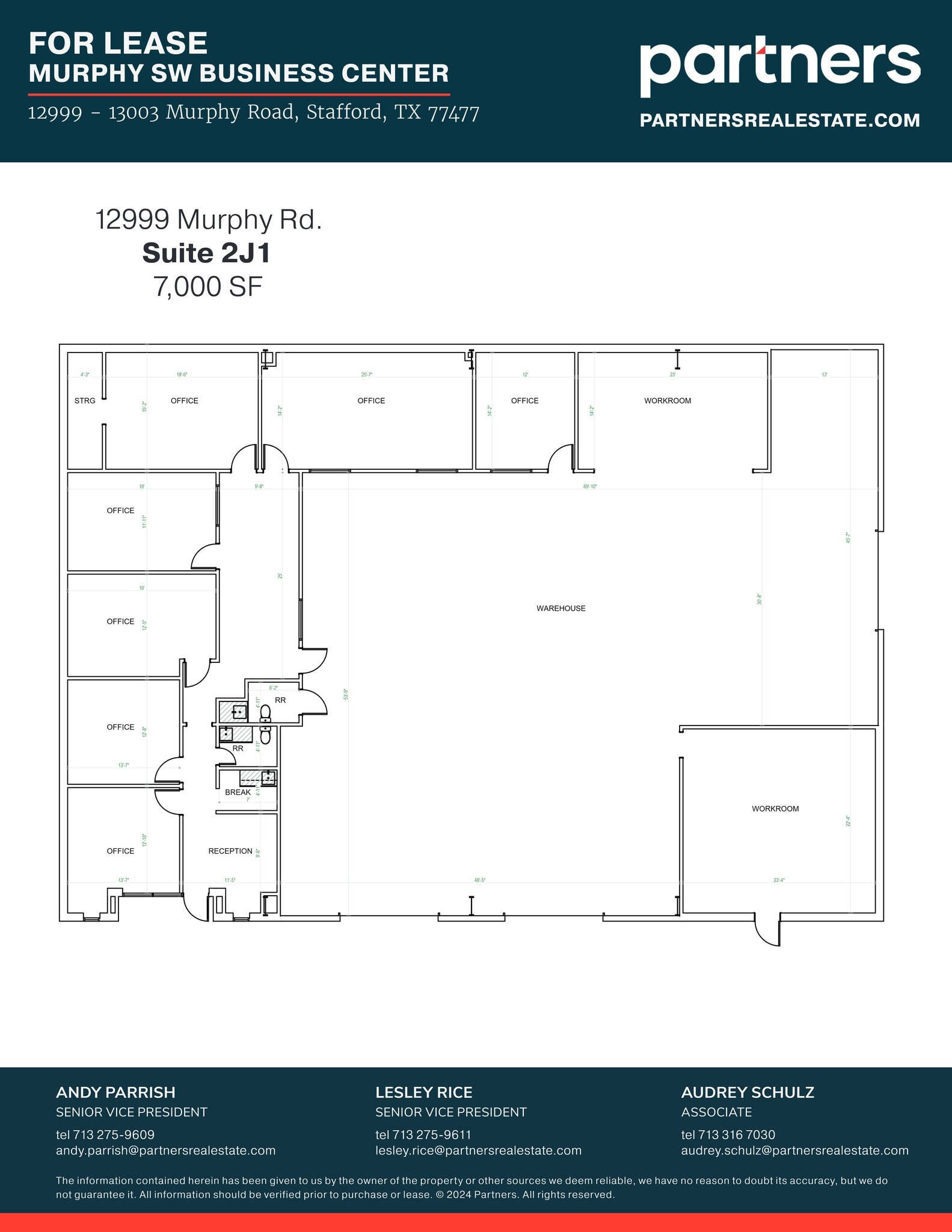 12999-13003 Murphy Rd, Stafford, TX for lease Site Plan- Image 1 of 1