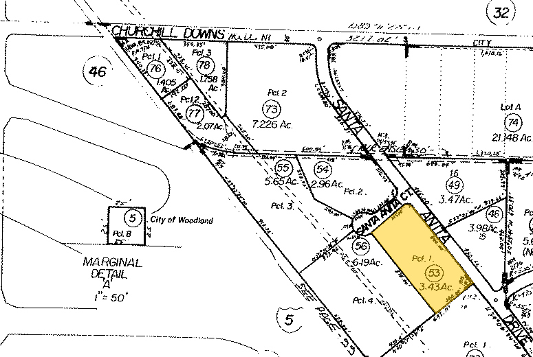 500 Santa Anita Dr, Woodland, CA for sale - Plat Map - Image 3 of 3