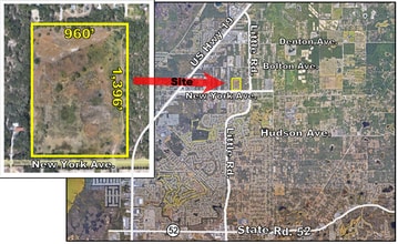 9221 New York Ave, Hudson, FL - Aerial map view