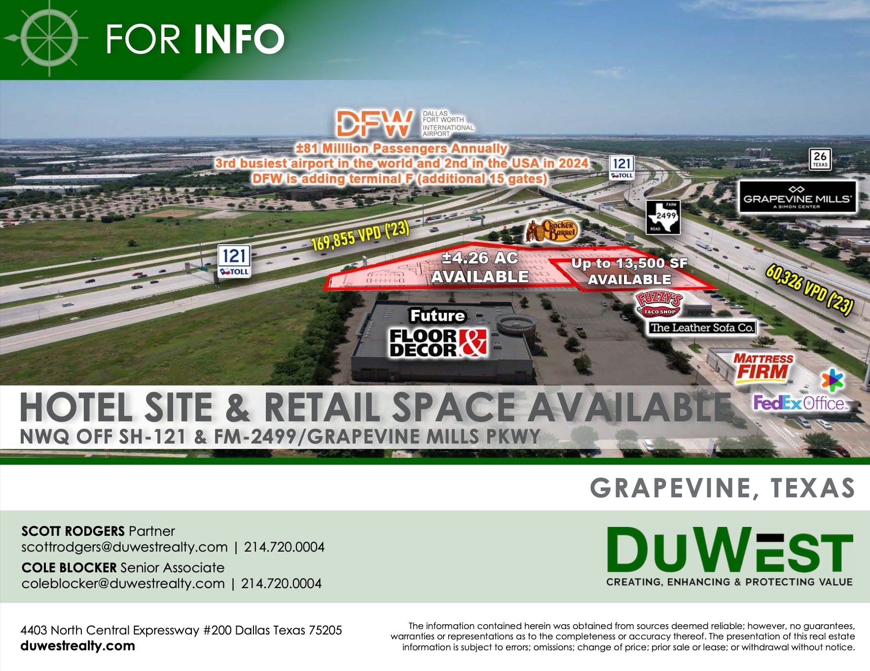 NWQ off SH-121 & FM-2499, Grapevine, TX à vendre Photo du bâtiment- Image 1 de 4