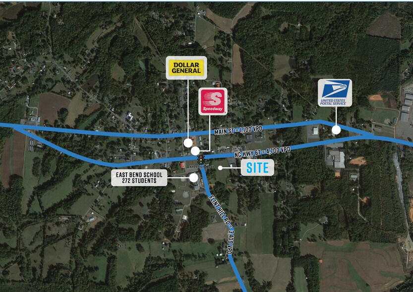 103 W Main St, East Bend, NC à vendre - Photo du bâtiment - Image 3 de 5