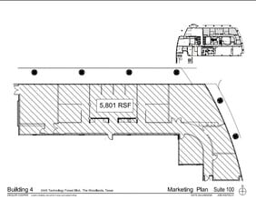 2445 Technology Forest Blvd, The Woodlands, TX for lease Floor Plan- Image 1 of 1