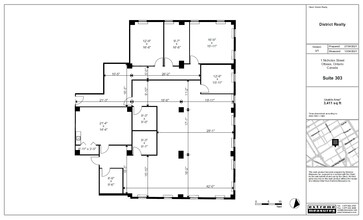 1-5 Nicholas St, Ottawa, ON à louer Plan d  tage- Image 1 de 1