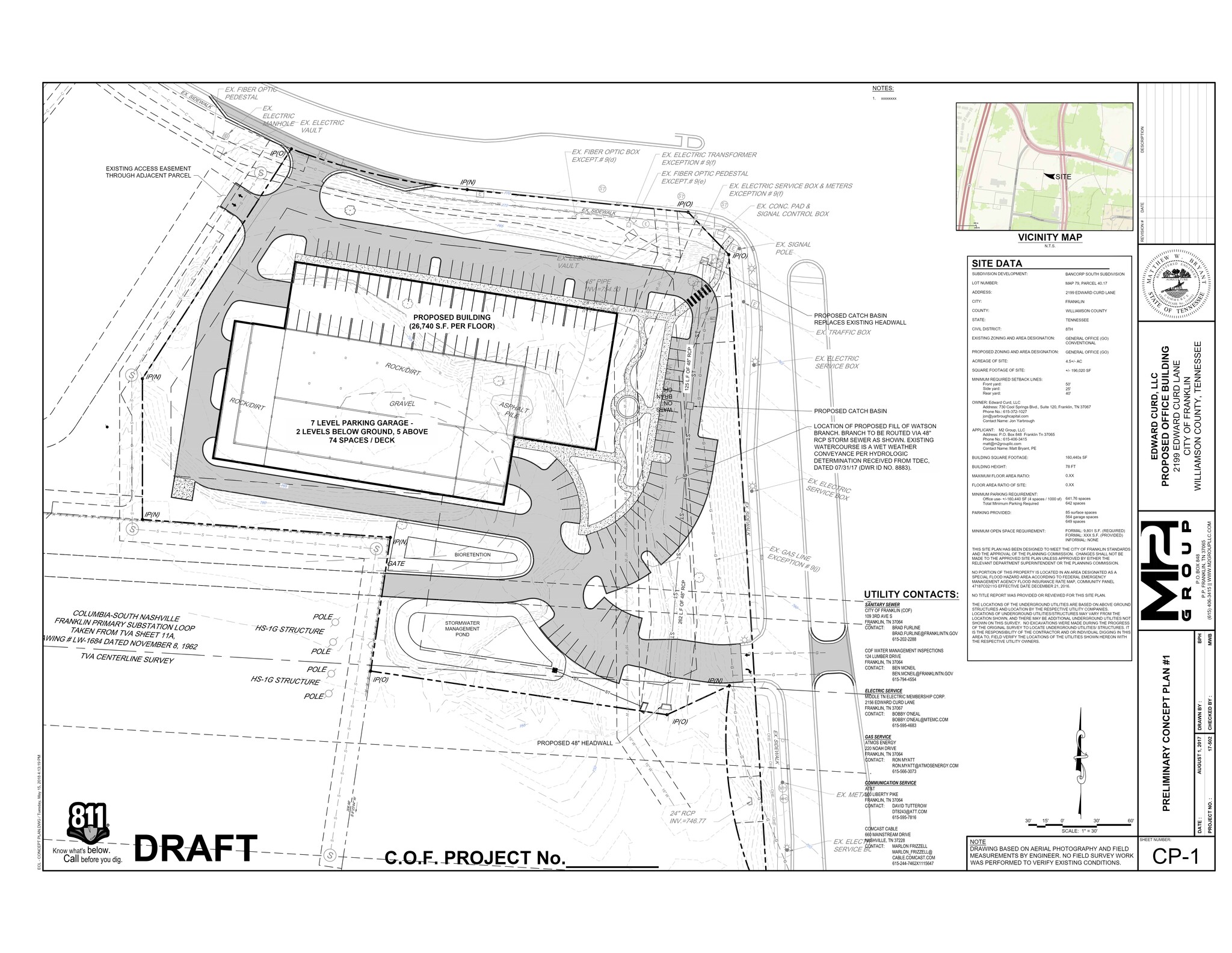 0 Carothers Parkway & Liberty Pike, Franklin, TN for lease Site Plan- Image 1 of 1