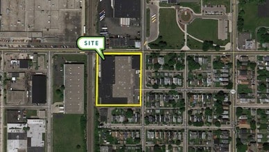 1226 Schaeffer St, Dayton, OH - AERIAL map view