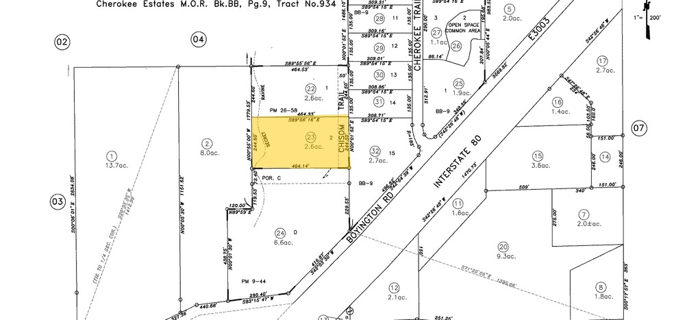 3400 Chisom Trl, Loomis, CA à vendre - Plan cadastral - Image 1 de 1