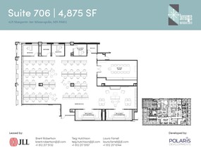 625 Marquette Ave, Minneapolis, MN à louer Plan d’étage- Image 1 de 1