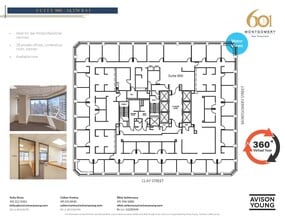 601 Montgomery St, San Francisco, CA for lease Floor Plan- Image 1 of 4