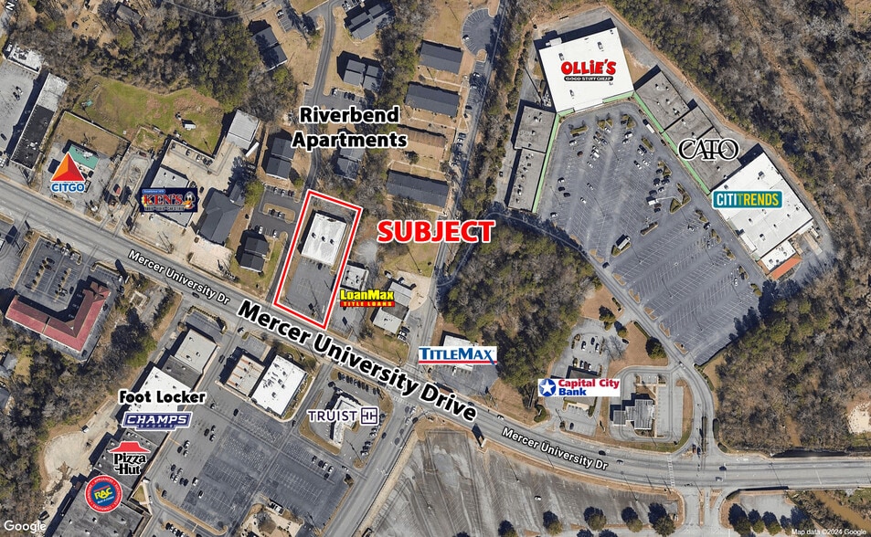 3627 Mercer University Dr, Macon-Bibb, GA à vendre - Photo du bâtiment - Image 2 de 9