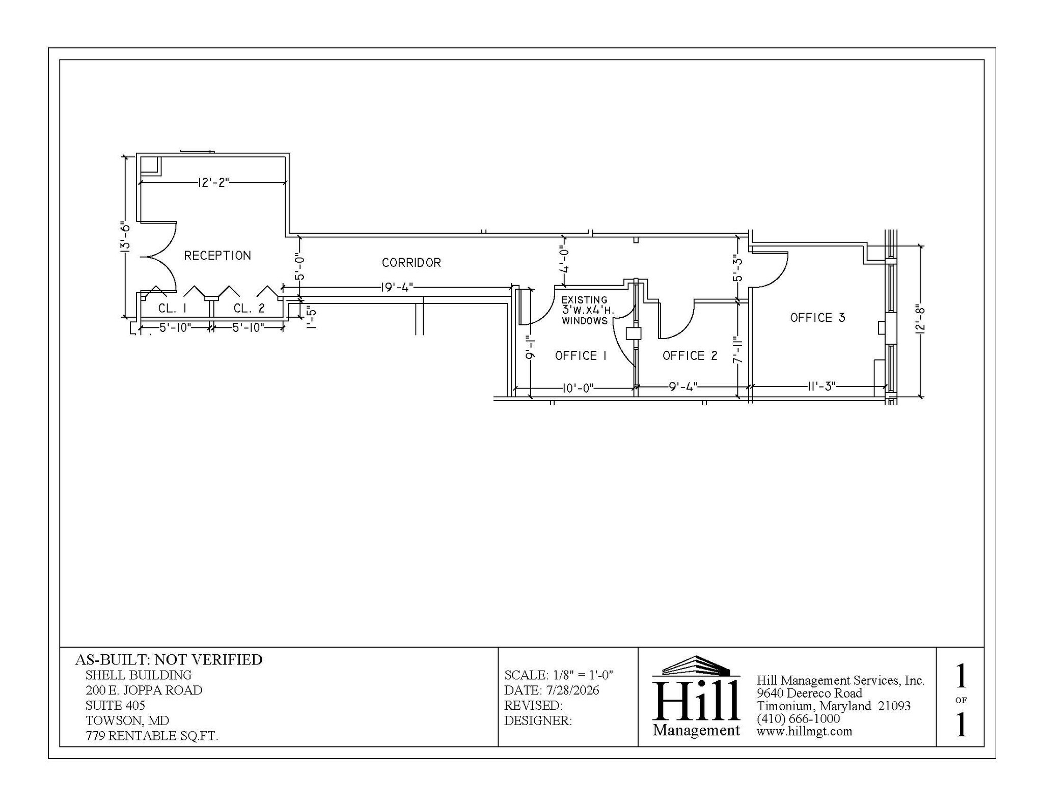 200 E Joppa Rd, Towson, MD for lease Floor Plan- Image 1 of 1