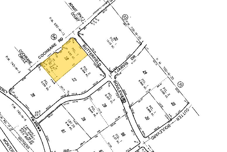 280-288 Digital Dr, Morgan Hill, CA for lease - Plat Map - Image 3 of 9