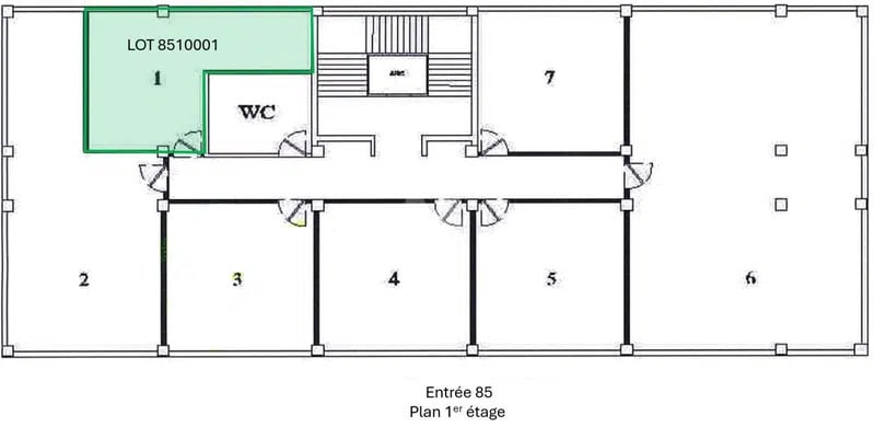 Retail in Ris-Orangis for lease Floor Plan- Image 1 of 3