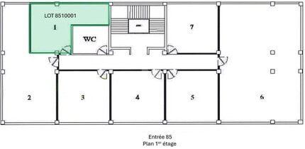 Retail in Ris-Orangis for lease Floor Plan- Image 1 of 3