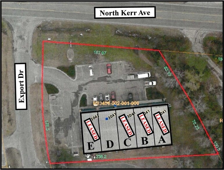 3041 N Kerr Ave, Wilmington, NC for lease - Aerial - Image 2 of 4