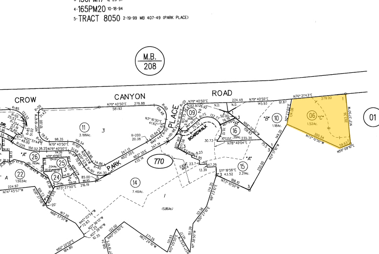 2671 Crow Canyon Rd, San Ramon, CA à vendre - Plan cadastral - Image 1 de 1