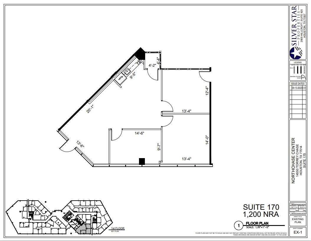 14550 Torrey Chase Blvd, Houston, TX à louer Plan d’étage- Image 1 de 1