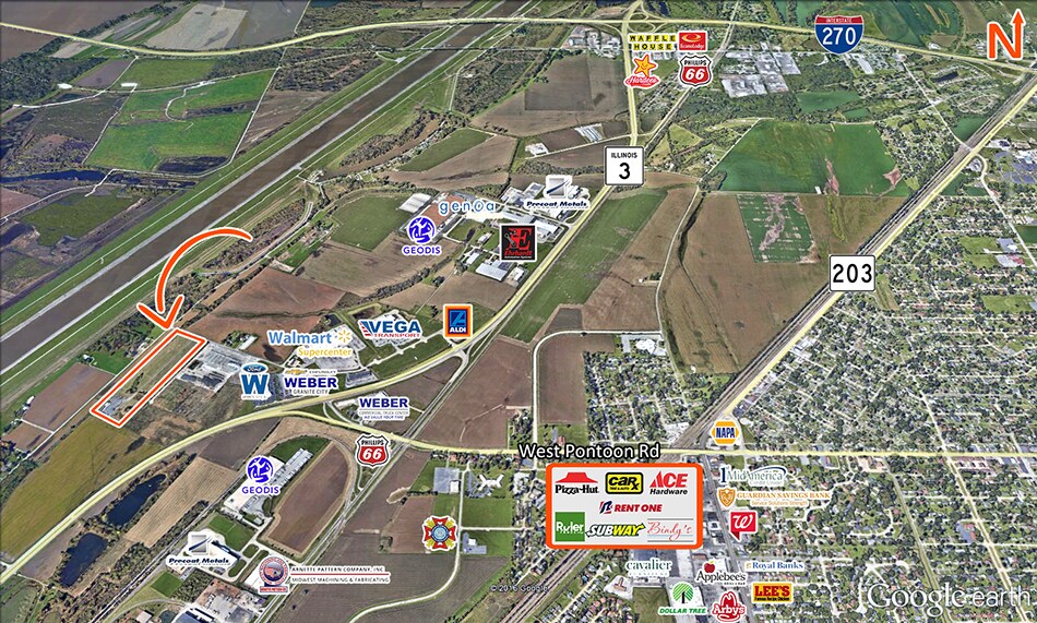 464 W Pontoon Rd, Granite City, IL à louer - Photo du bâtiment - Image 2 de 4