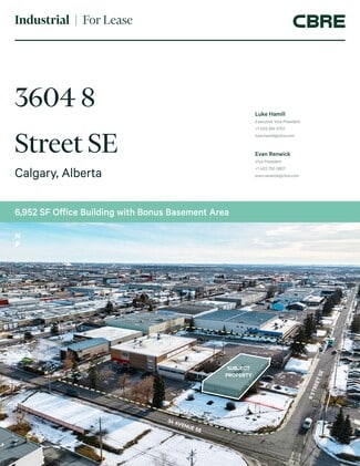 Plus de détails pour 3604 8 St SE, Calgary, AB - Bureau à louer