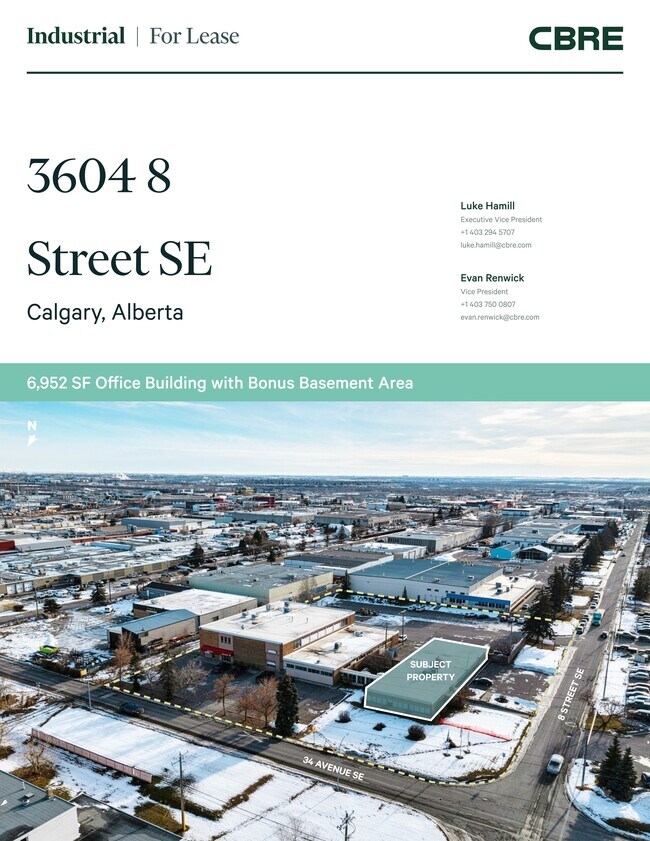 Plus de détails pour 3604 8 St SE, Calgary, AB - Bureau à louer