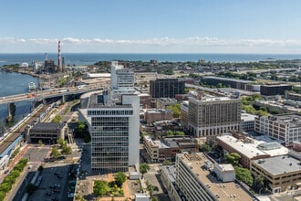 1001 Main St, Bridgeport, CT - AERIAL  map view - Image1