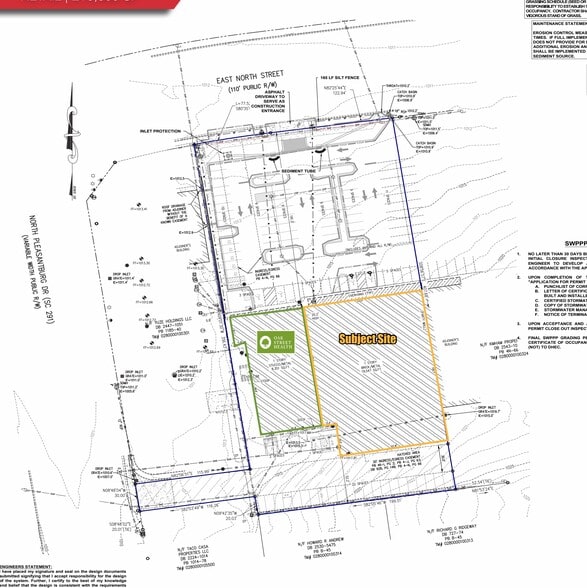 2402 E North St, Greenville, SC for lease - Site Plan - Image 3 of 3