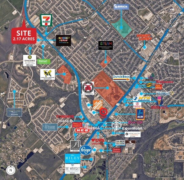 NW John Jones Dr, Burleson, TX à vendre - Aérien - Image 2 de 2