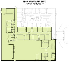1849 Barataria Blvd, Marrero, LA for lease Floor Plan- Image 1 of 2