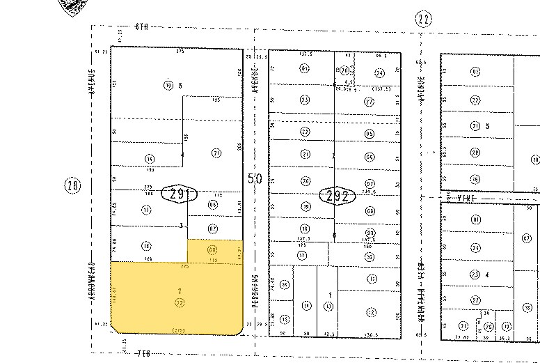 715 N Arrowhead Ave, San Bernardino, CA for lease - Plat Map - Image 2 of 46