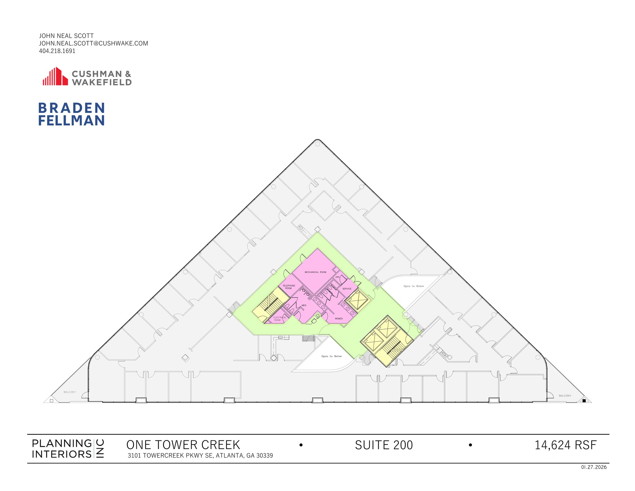 3101 Towercreek Pkwy SE, Atlanta, GA à louer Plan de site- Image 1 de 1